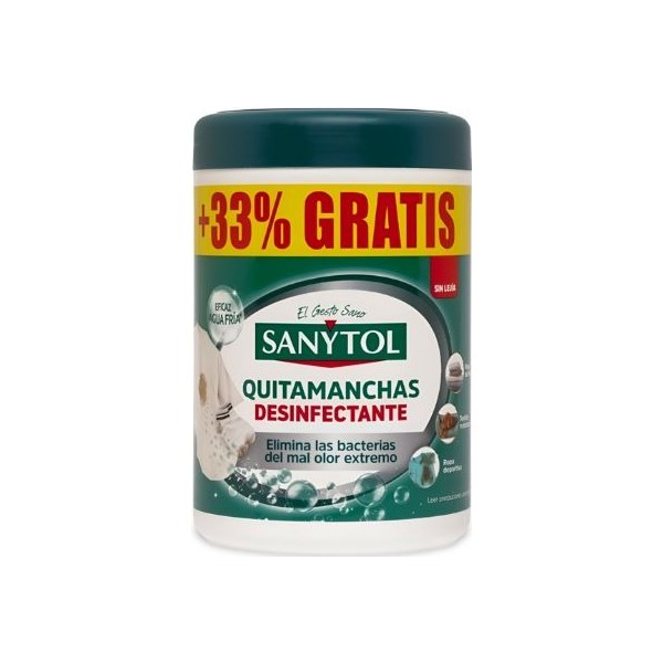 Sanytol quitamanchas desinfectante polvo 450 + 150g GRATIS